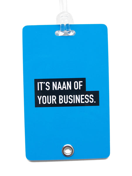 Naan Punny Luggage Tag - LOVE SG