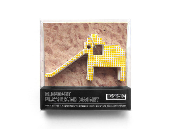 Elephant Playground Magnet - LOVE SG