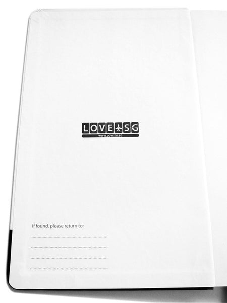 Scrambled Icons Notebook - LOVE SG