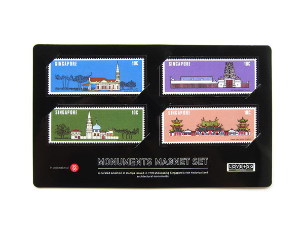 Monuments Magnet Set - LOVE SG