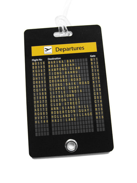 Departure Board Luggage Tag - LOVE SG