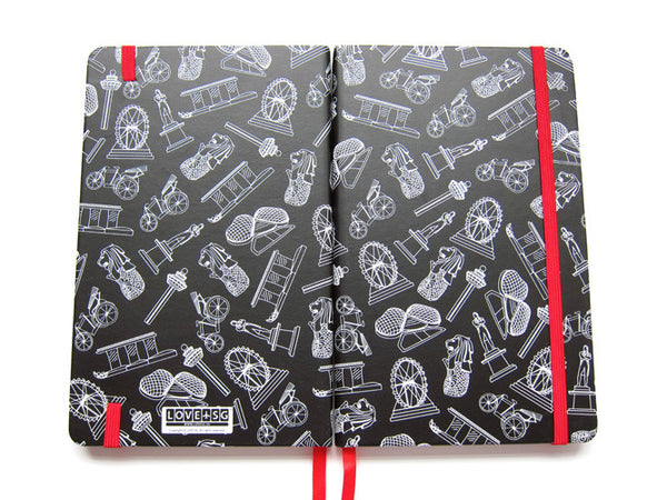 Scrambled Icons Notebook - LOVE SG