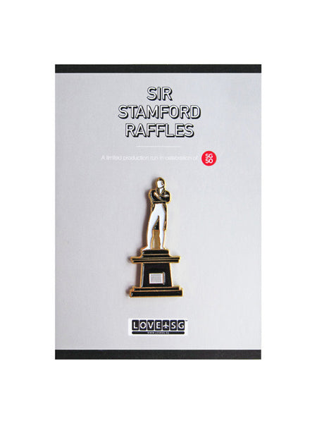 Sir Stamford Raffles Collar Pin - LOVE SG