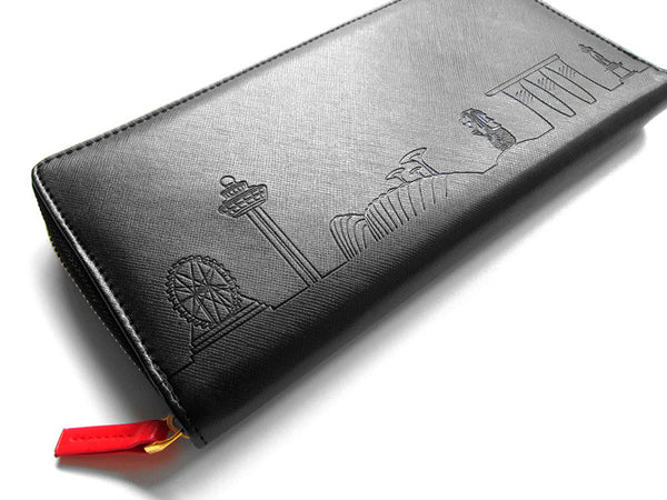 Skyline Outline Travel Wallet - LOVE SG